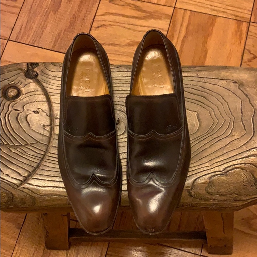 Men’s Brown Gucci Leather Loafer